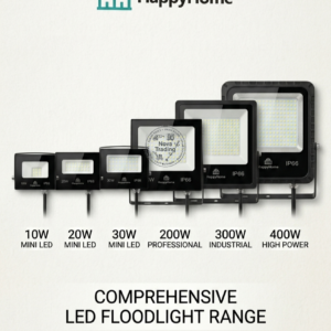 HappyHome A.C. Security FloodLights (from 10w - 400w)
