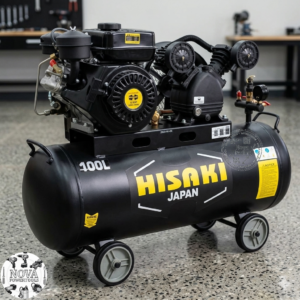 100L HISAKI Japan Diesel-Driven Air Compressor