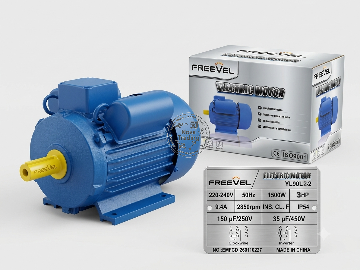 FREEVEL 3Hp Electric Motor